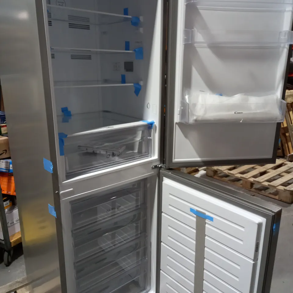 ANDY STRAIGHT STANDING GREY FRIDGE/FREEZER 
