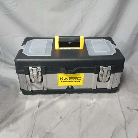 KAERD TOOLBOX – PLASTIC TOOL BOX WITH YELLOW HANDLE