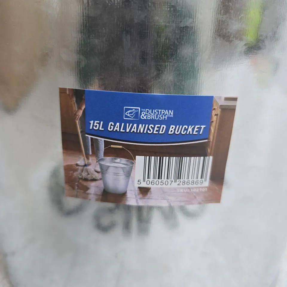 15L GALVANISED BUCKET
