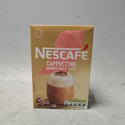 SET OF APPROXIMATELY 6 NESCAFE CAPPUCCINO UNSWEETENED TASTE 
