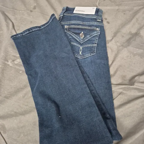 BERSHKA WOMEN'S DENIM JEANS – UK 8 (EU 36) – BLUE