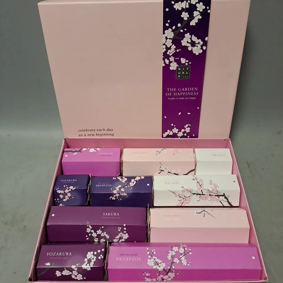 BOXED RITUALS... THE GARDEN OF HAPPINESS GIFT SET