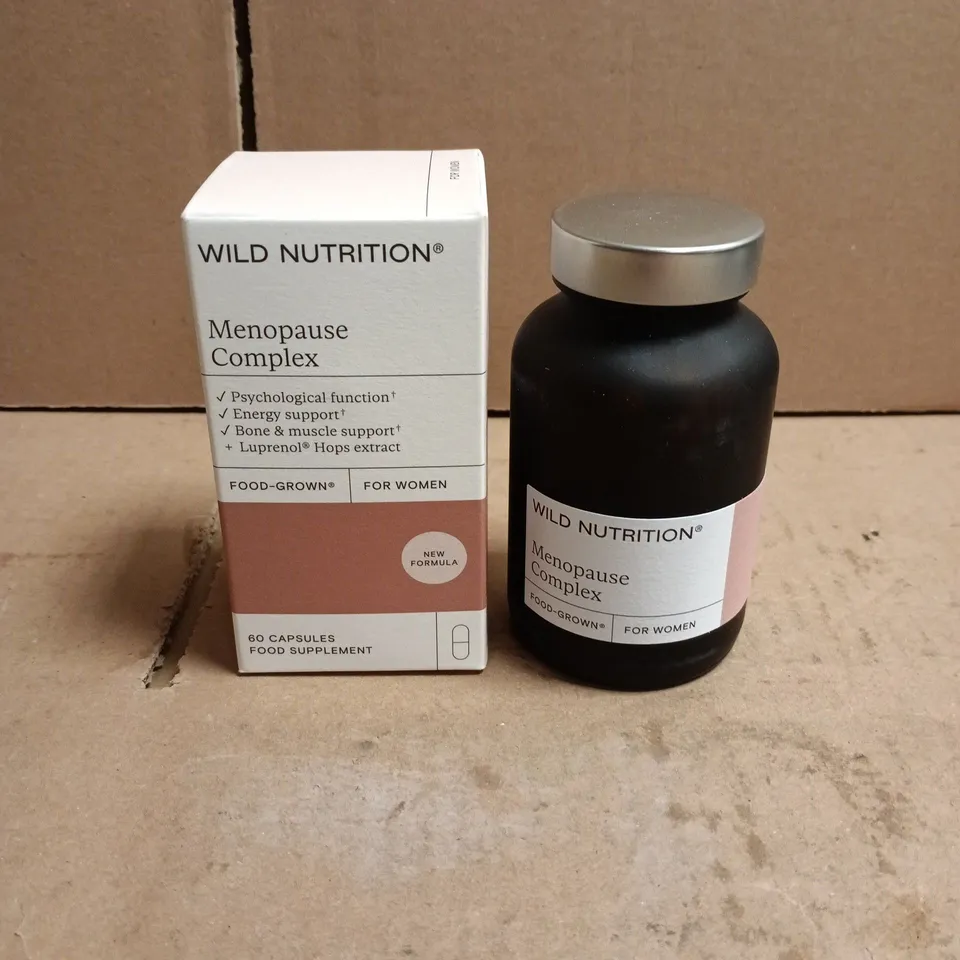 WILD NUTRITION MENOPAUSE COMPLEX 60 CAPSULES FOOD SUPPLEMENT