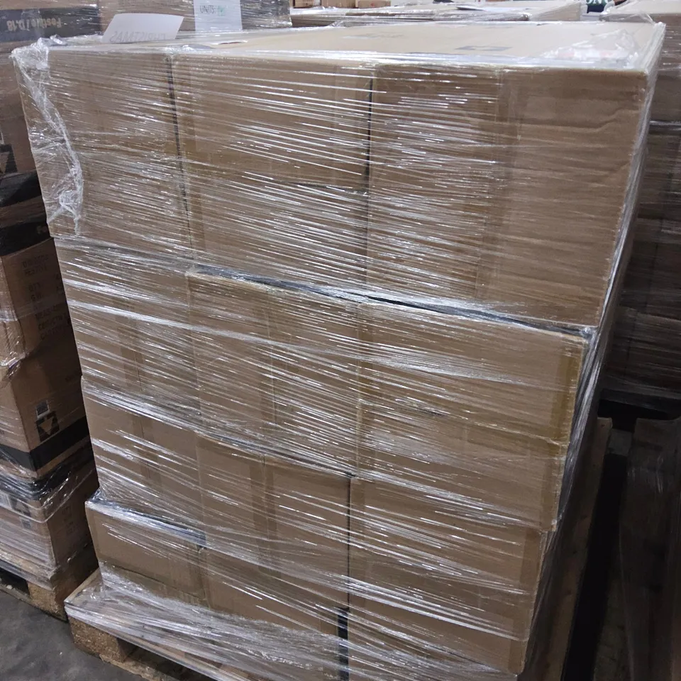PALLET OF APPROXIMATELY 12 BRAND NEW BOXED 114cm SILVER TIPS TREE