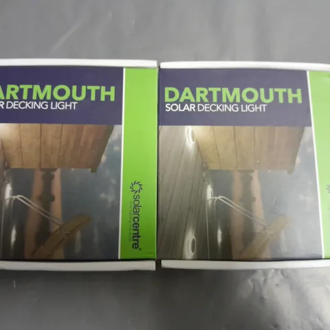 LOT OF 2 SEALED DARTMOUTH SOLAR DECKING LIGHTS