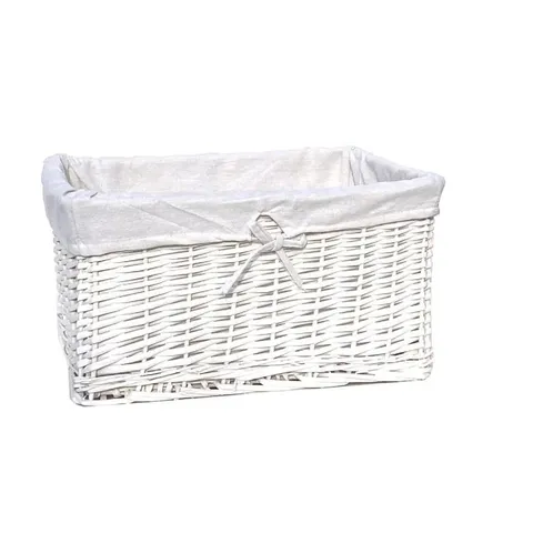 DESIGNER RATTAN EFFECT WICKER BASKET