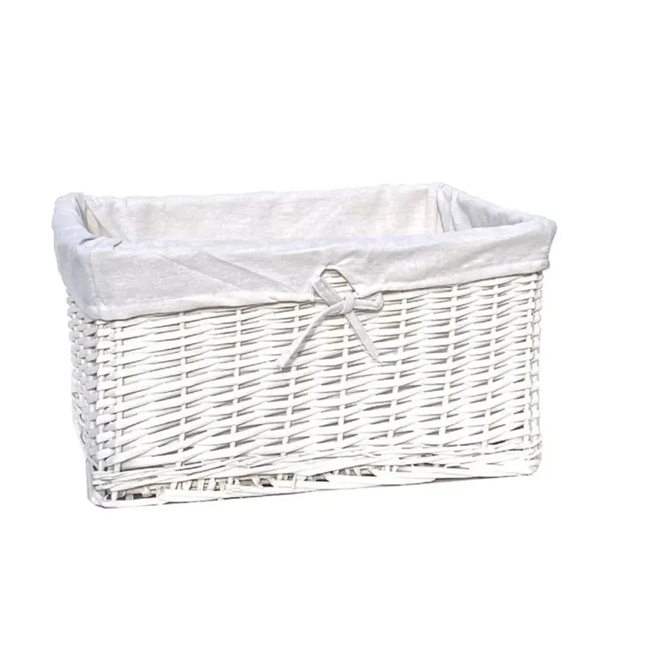 DESIGNER RATTAN EFFECT WICKER BASKET