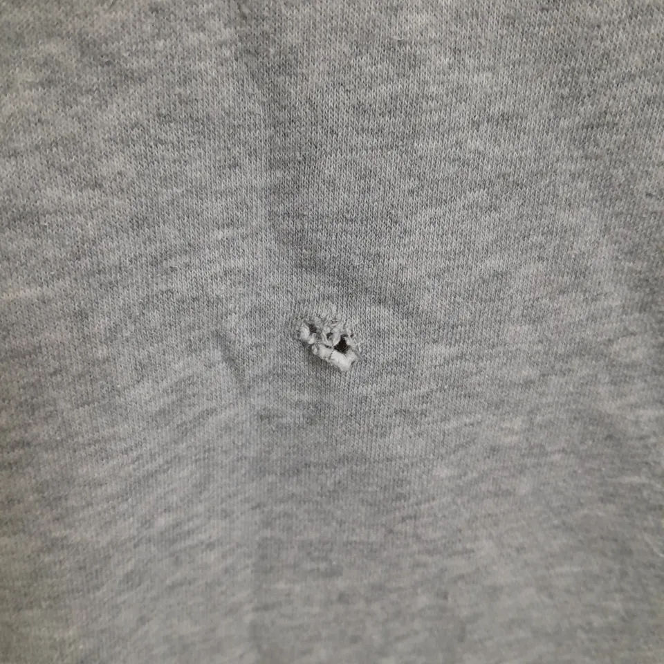 NIKE PRINTED CREW NECK SWEATSHIRT IN GREY SIZE L