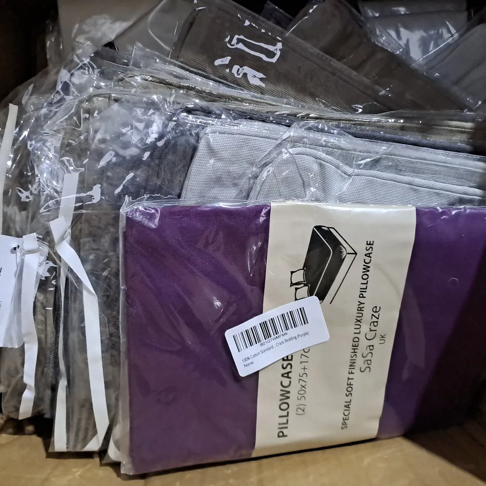 BOX OF APPROXIMATELY 12 ASSORTED BEDDING ITEMS