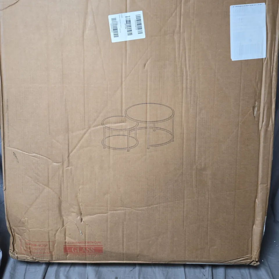 BOXED ARUBA COFFEE NEST OF TABLES - COLLECTION ONLY 