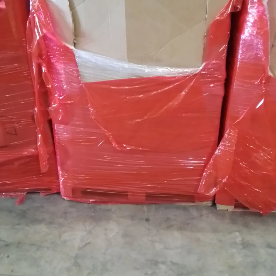 PALLET OF ASSORTED HOUSEHOLD GOODS AND PRODUCTS TO INCLUDE; KICK SCOOTER, SKATES, PICTURE FRAMES, BOXED FURNITURE ETC