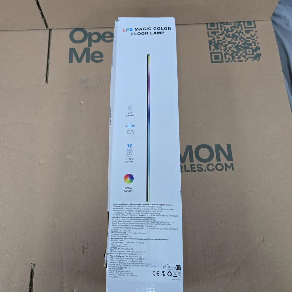 LED MAGIC COLOUR FLOOR LAMP – COLOUR CHANGING, APP, VOICE & REMOTE CONTROL