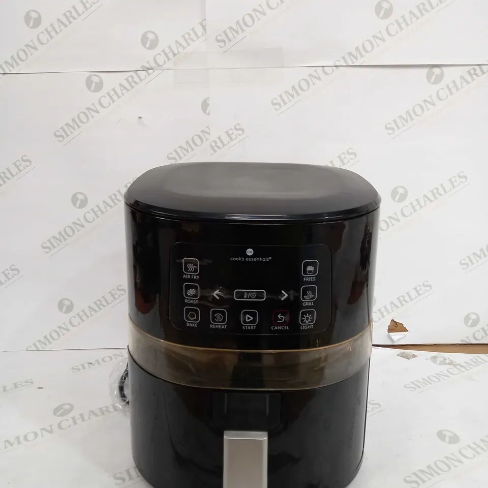 COOK'S ESSENTIALS 4.0L AIR FRYER - BLACK