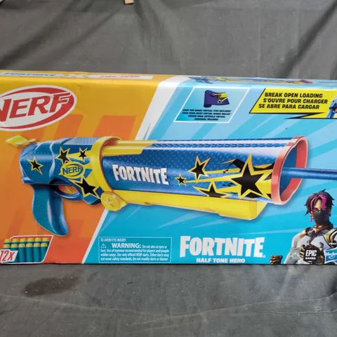 NERF FORTNITE HALF TONE HERO BLASTER – BOXED