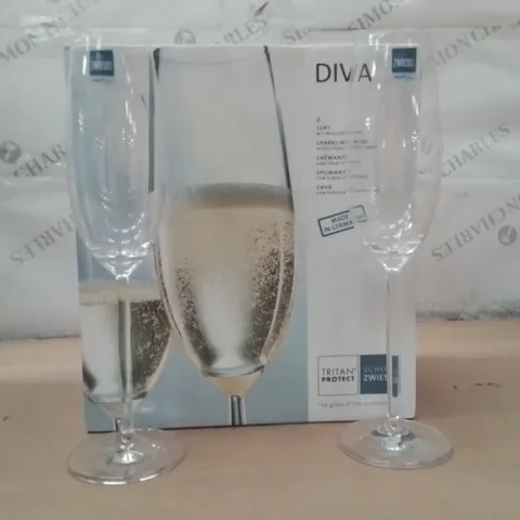 BOXED BRAND NEW SCHOTT ZWEISAL WINE GLASSES APPROXIMATELY 6 219ML