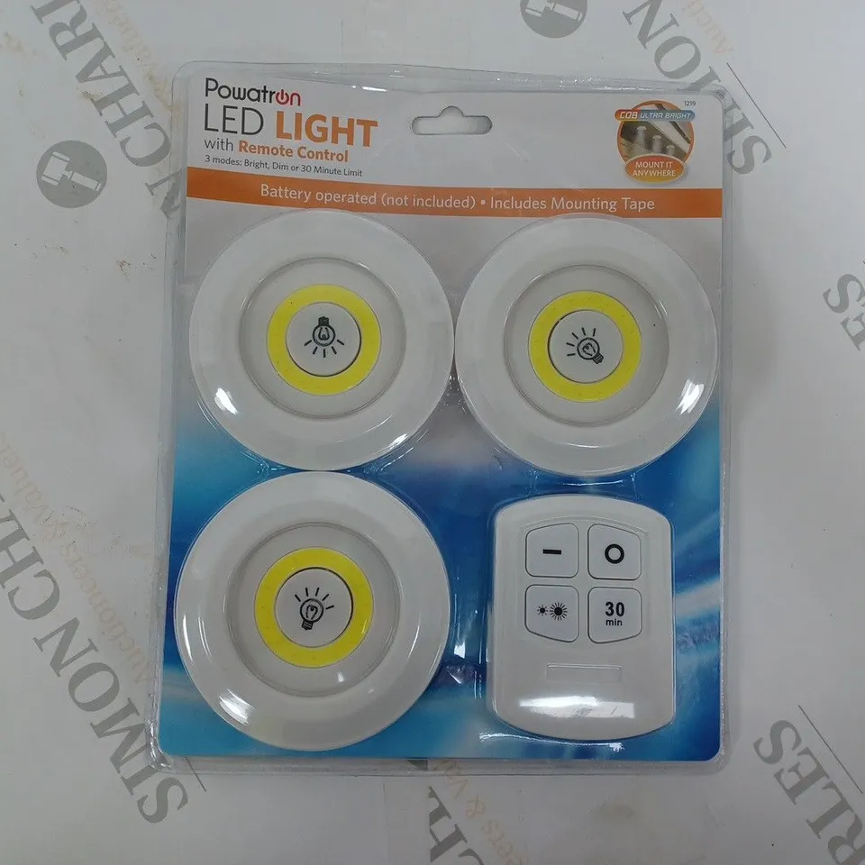 POWATRON LED LIGHT WITH REMOTE CONTROL DGI 1219