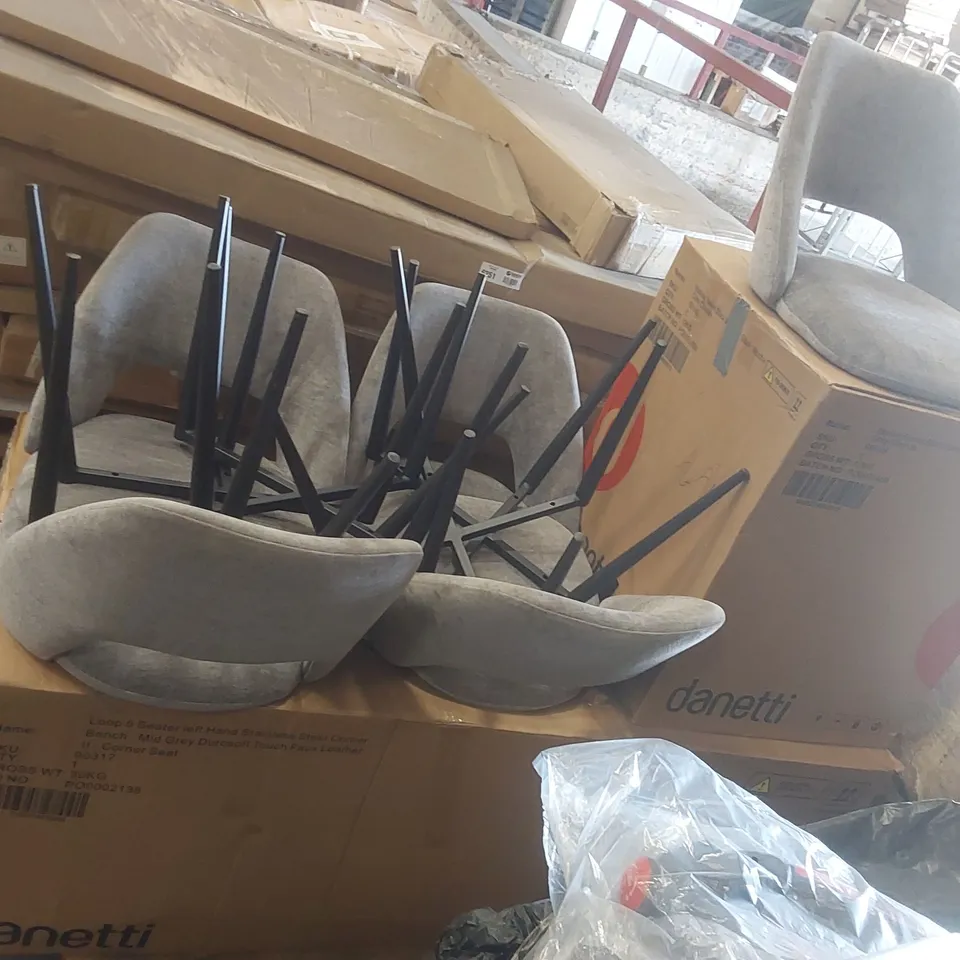 PALLET CONTAINING A LARGE QUANTITY OF ASSORTED DANETTI FURNITURE PARTS