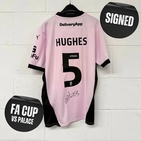 #5 - Samuel Hughes - FA Cup Football Shirt 24/25 - Size L - Signed