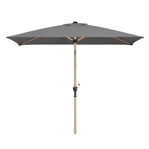 BOXED 2.3M×1.5M RECTANGULAR TRADITIONAL PARASOL