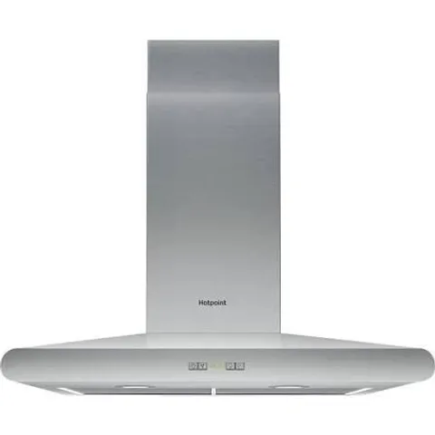 BOXED HOTPOINT 70CM CHIMNEY COOKER HOOD