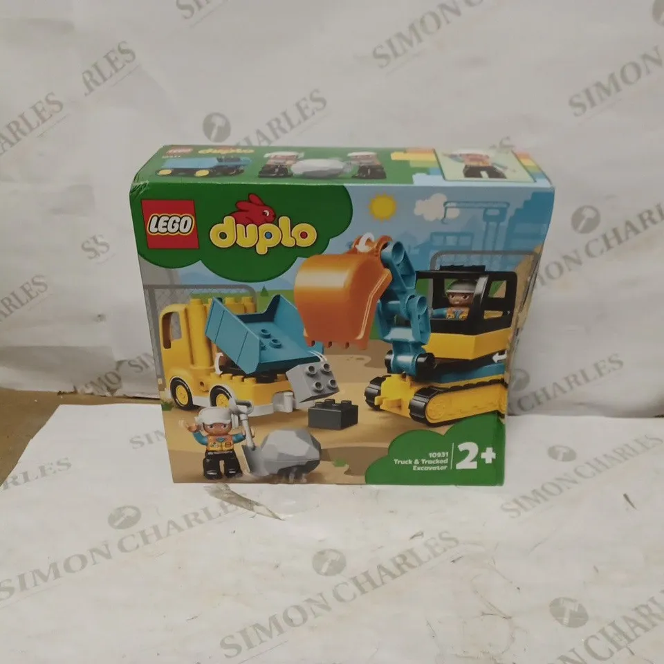 LEGO DUPLO TRUCK AND TRACKED EXCAVATOR SET 