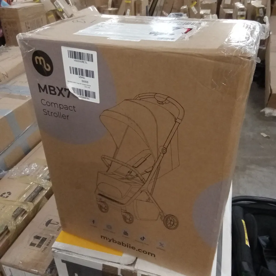 BOXED MYBABIIE MBX7 COMPACT BABY STROLLER 