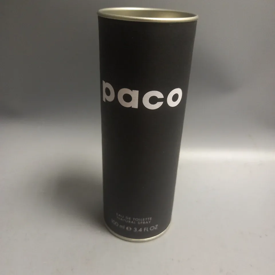 BOXED PACO RABANNE EAU DE TOILETTE 100ML