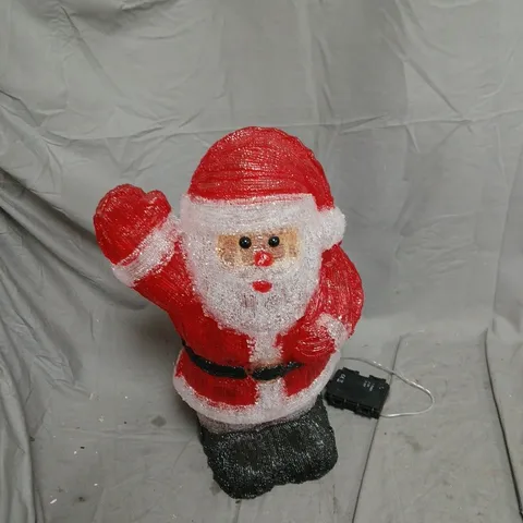 SANTA CLAUS LED LIGHT-UP CHRISTMAS FIGURINE