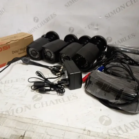 ZOSI SET OF 4 DAY/NIGHT SECURITY CAMERAS