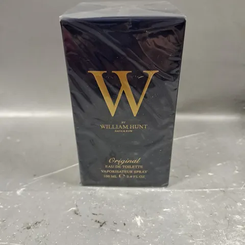 BOXED AND SEALED W BY WILLIAM HUNT SAVILLE ROW EAU DE TOILETTE SPRAY 100ML