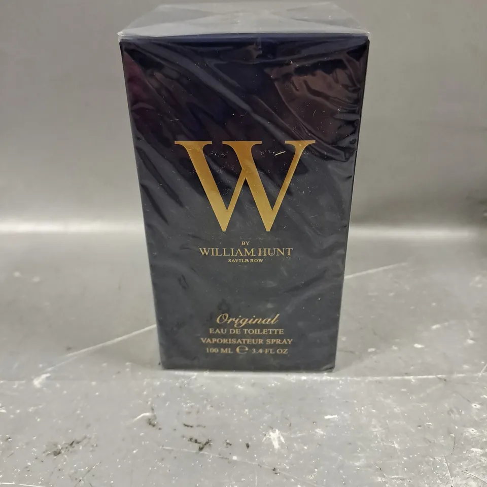 BOXED AND SEALED W BY WILLIAM HUNT SAVILLE ROW EAU DE TOILETTE SPRAY 100ML