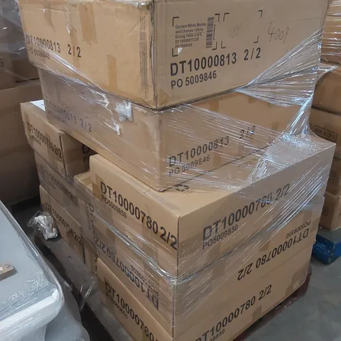 PALLET OF INCOMPLETE FURNITURE PARTS // BOXES 2/2 ONLY