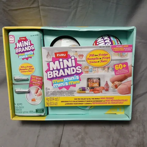 ZURU MINI BRANDS MINI KITCHEN FRIDGE PLAYSET β BOXED TOY, AGES 8+
