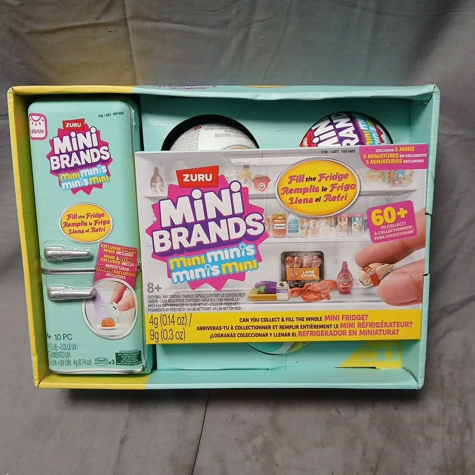 ZURU MINI BRANDS MINI KITCHEN FRIDGE PLAYSET – BOXED TOY, AGES 8+
