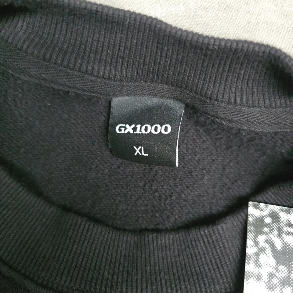 GX1000 OG LOGO CREWNECK SWEATSHIRT – BLACK UK XL