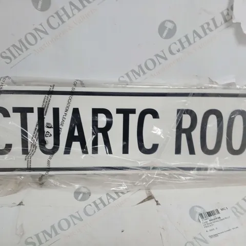 LOVE ABODE PERSONALISED VINTAGE ROAD SIGN