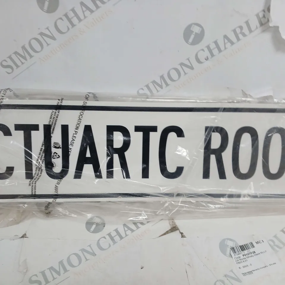 LOVE ABODE PERSONALISED VINTAGE ROAD SIGN RRP £21.99