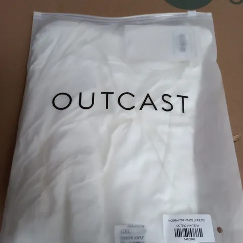 OUTCAST CLOTHING NOEMAI TOP – WHITE, SIZE M