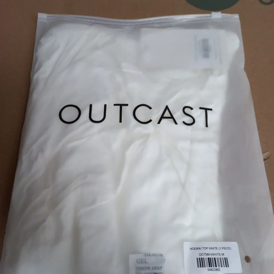 OUTCAST CLOTHING NOEMAI TOP – WHITE, SIZE M