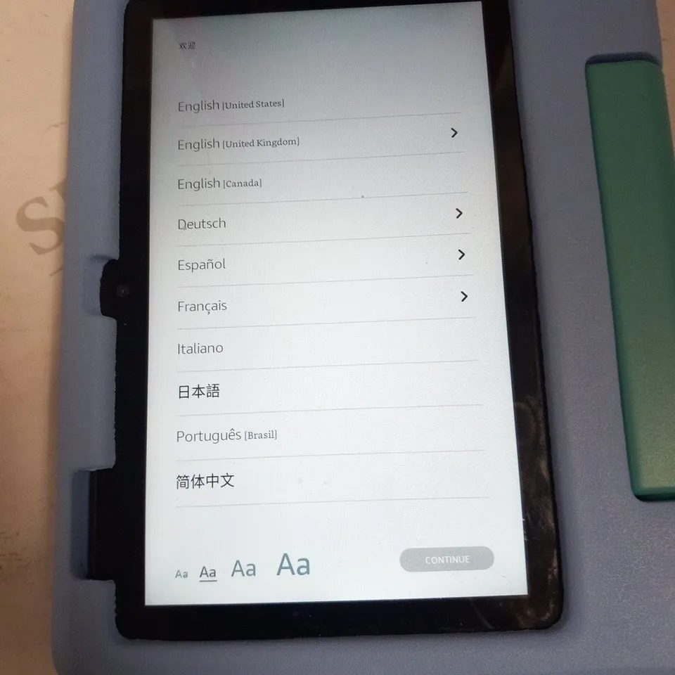 BOXED AMAZON KINDLE FIRE 7 KIDS TABLET