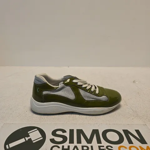 PRADA TRAINERS β UK 10 (MEN'S) β GREEN & GREY