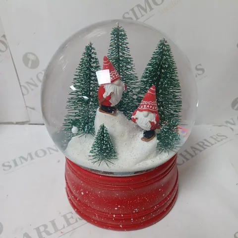 SANTA EXPRESS CHRISTMAS CHARACTER MUSICAL WATER SPINNER