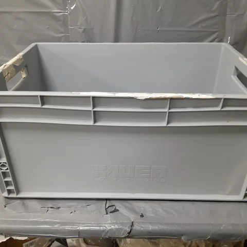 4 GREY STORAGE TUBS - COLLECTION ONLY