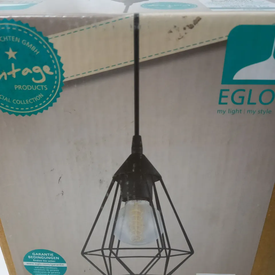 BOXED NORDEN HOME DAILEY BLACK 1 LIGHT GEOMETRIC CEILING PENDANT