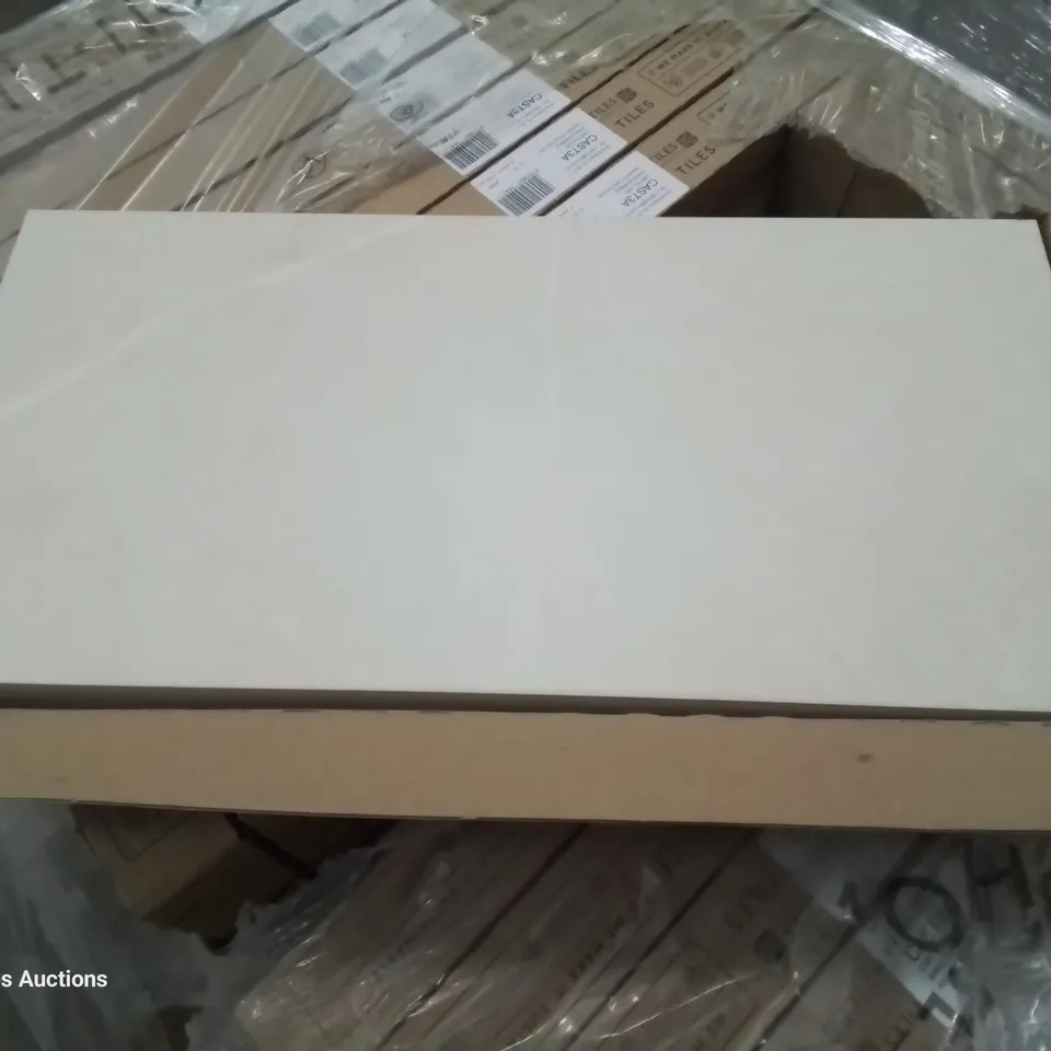 PALLET OF 40 ×5 BRAND NEW JOHNSONS CASTELLON MATT SAND MARBLE EFFECT TILES - 60 × 30cm