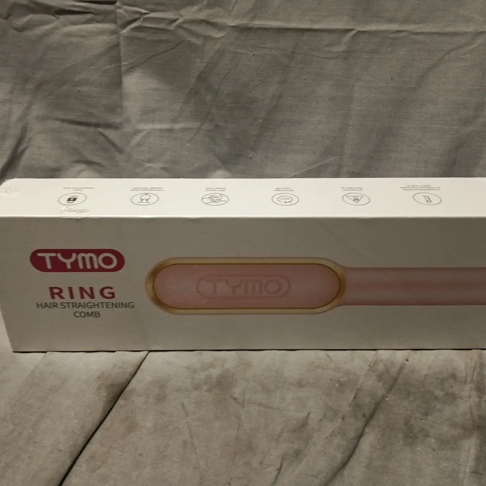 BOXED AND SEALED TYMO RING HAIR STRAIGHTENING COMB