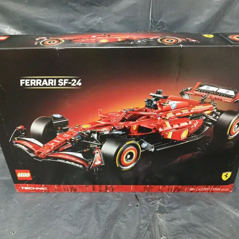 BOXED LEGO TECHNIC FERRARI SF-24 F1 CAR MODEL KIT 42207