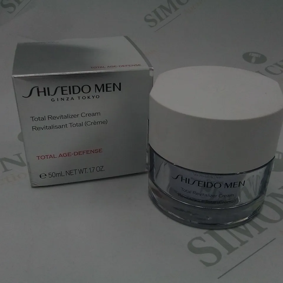 BOXED SHISEIDO MENS TOTAL REVITALIZER CREAM 50ML