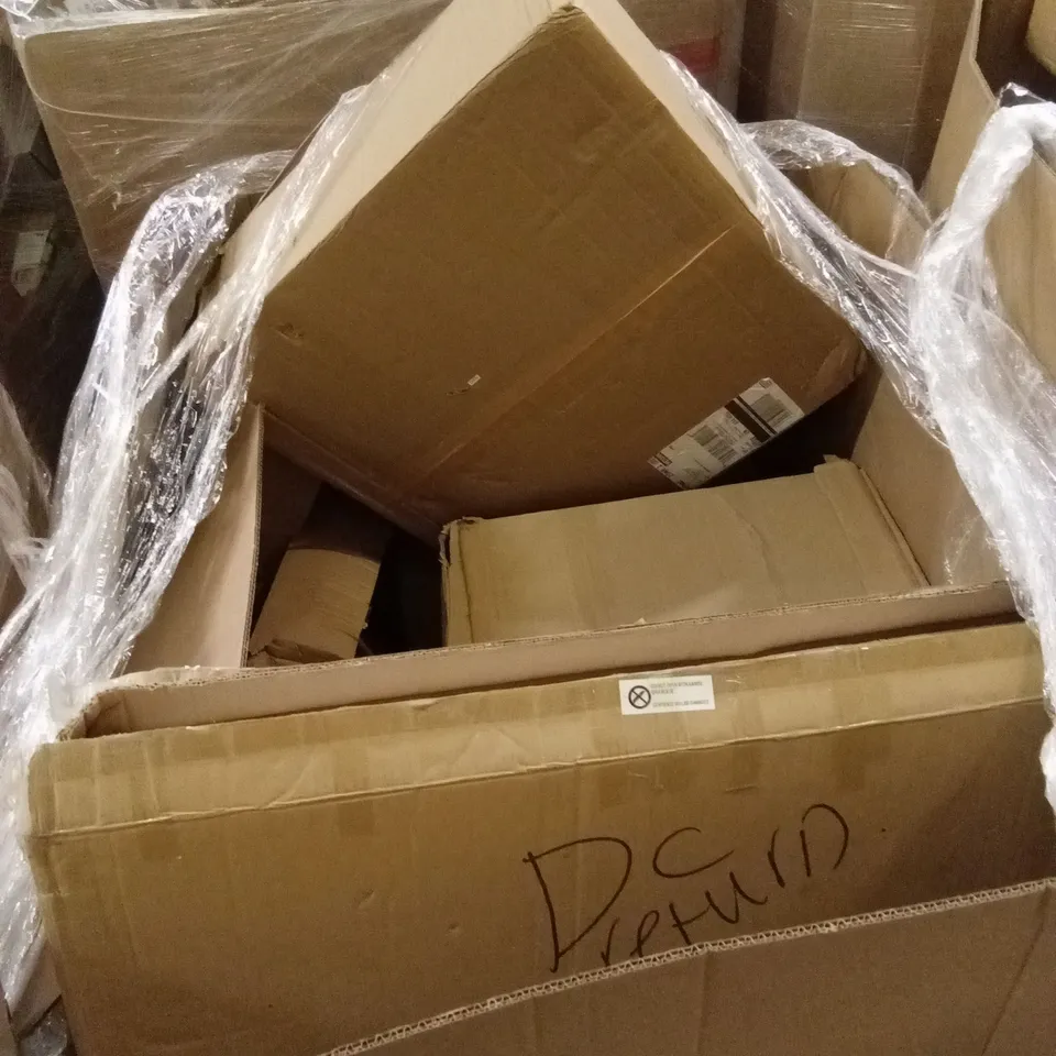 PALLET TO CONTAIN A LARGE QUANTITY OF DESIGNER HOME LIGHTING GOODS AND PRODUCTS 