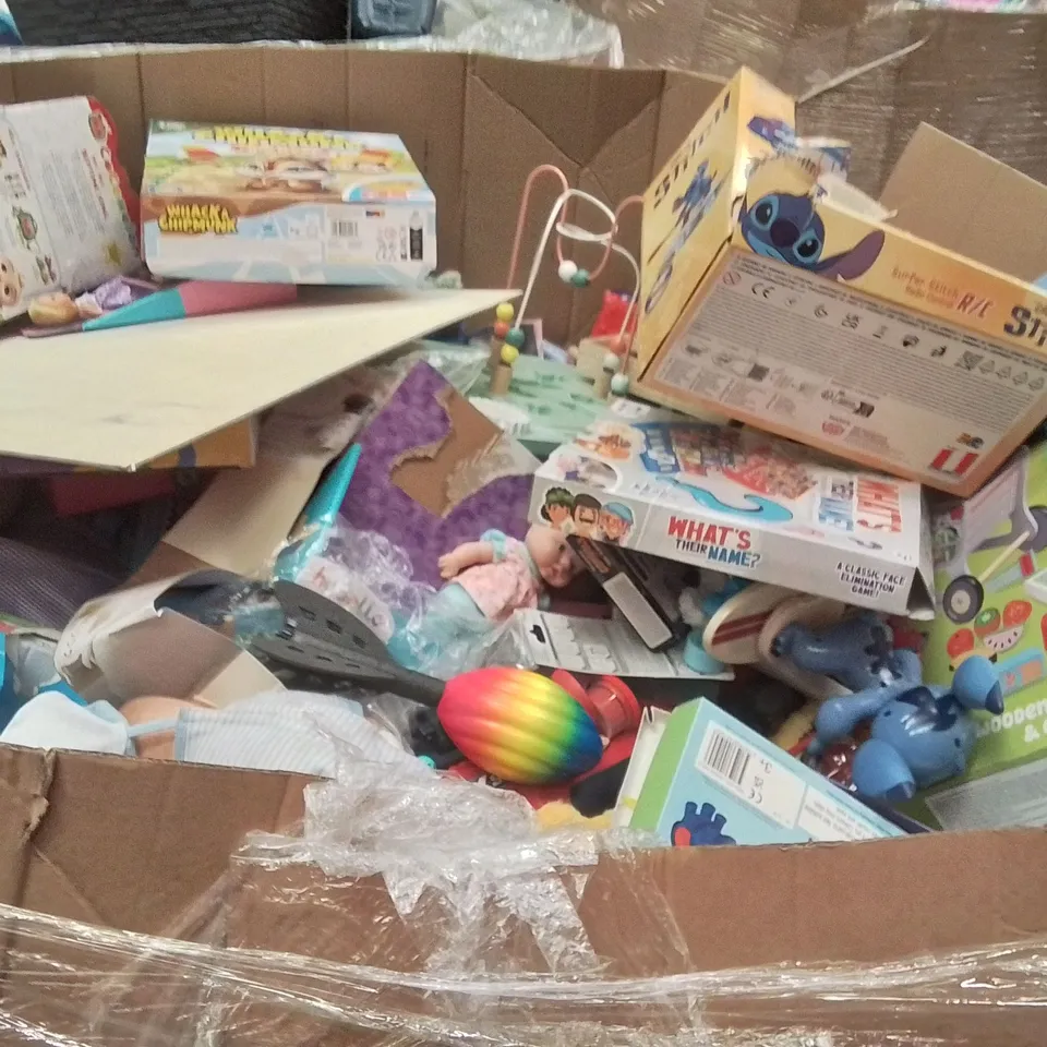 PALLET CONTAINING A LARGE QUANTITY OF KIDS TOYS AND GAMES